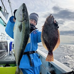 2月 3日（月）一日便・ヒラメ釣りの写真その1