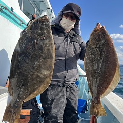 2月 7日（金）一日便・ヒラメ釣りの写真その1