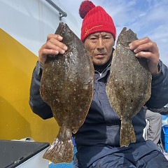 3月 2日（日）一日便・ヒラメ釣りの写真その3