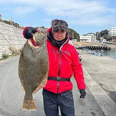 3月2日午前便・ヒラメ釣りの写真その1