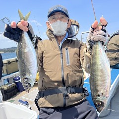 4月 5日（土）午前、午後・アジ釣りの写真その1