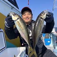 4月 26日（土）午前、午後・アジ釣りの写真その1