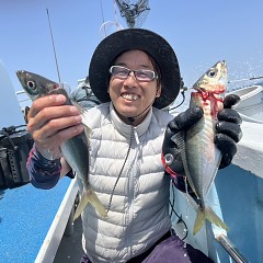 5月 3日（土）午前、午後・アジ釣りの写真その1