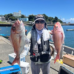 7月26日（土）午前便・タテ釣りの写真その1