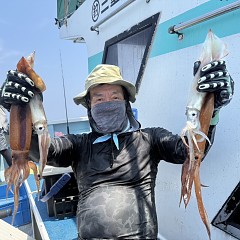 8月 4日（月）一日便・スルメイカ釣りの写真その2