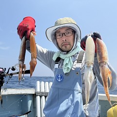 8月 4日（月）一日便・スルメイカ釣りの写真その6