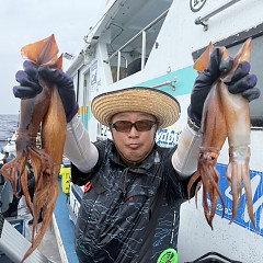 8月 7日（木）一日便・スルメイカ釣りの写真その1