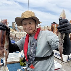 8月 8日（金）一日便・スルメイカ釣りの写真その2