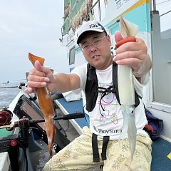 8月 9日（土）一日便・スルメイカ釣りの写真その5