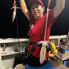 8月 8日（金）夜便・イカメタル、アカイカ釣りの写真その3