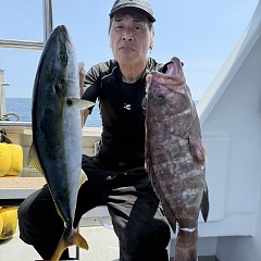 8月14日（木）午前便・タテ釣りの写真その1