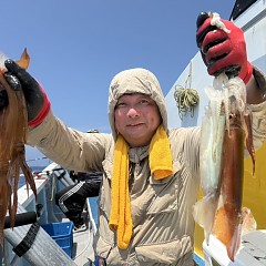 8月 16日（土）一日便・スルメイカ釣りの写真その1