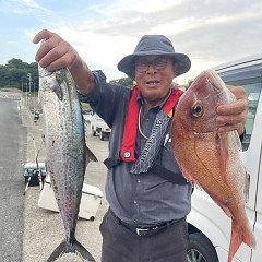 8月16日（土）午後便・タテ釣りの写真その1