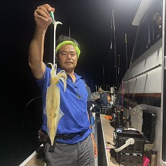 8月20日（水）18時半出船でアカイカ釣りの写真その1