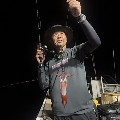 8月20日（水）18時半出船でアカイカ釣りの写真その6