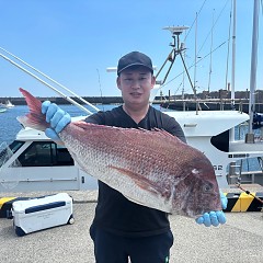 8月21日（木）午前便・タテ釣りの写真その1