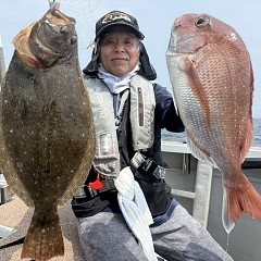 8月23日（土）午前便・タテ釣りの写真その1