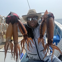 8月 27日（水）一日便・スルメイカ釣りの写真その1