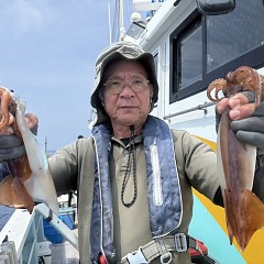 8月 29日（金）一日便・スルメイカ釣りの写真その2