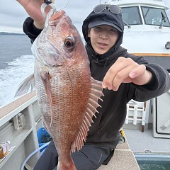 10月12日(日)午前便・タテ釣りの写真その1