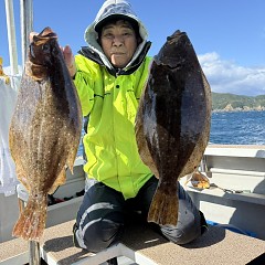 11月3日(月)午前便・ヒラメ釣りの写真その1