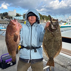 12月5日（金）一日便・イワシの泳がせ釣りの写真その1
