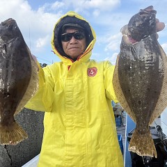 1月5日（月）一日便泳がせ釣りの写真その1