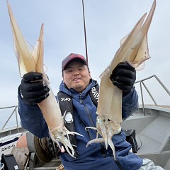 2月20日（金）午前便・ヤリイカ釣りの写真その1
