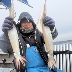 2月20日（金）午前便・ヤリイカ釣りの写真その2