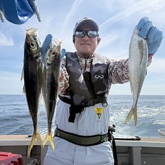 4月 9日（木）午前便・アジ釣りの写真その1