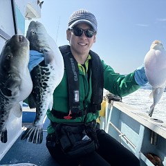 4月 14日(火)午前便・トラフグ釣りの写真その1