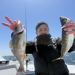 4月 16日（木）午前便・アジ釣りの写真その1