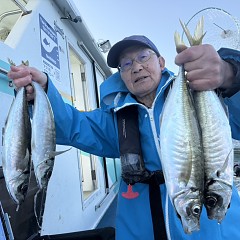 4月 16日（木）午後便・アジ釣りの写真その1
