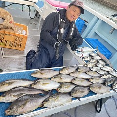 4月 25日（土）午後便・アジ釣りの写真その1