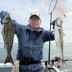 5月 8日（金）午前、午後・アジ釣りの写真その1