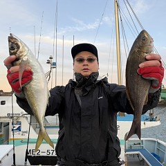 5月 9日（土）午前、午後・アジ釣りの写真その1