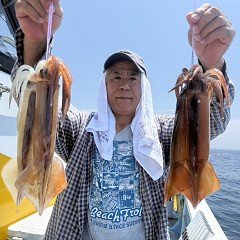 7月 30日（木）一日便・スルメイカ釣りの写真その2