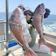 8月2日(日)午前便・タテ釣りの写真その2