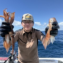 8月 14日（金）一日便・スルメイカ釣りの写真その2