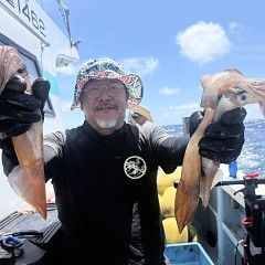 8月 17日（月）一日便・スルメイカ釣りの写真その5
