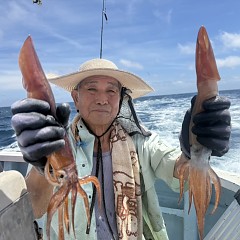 8月 17日（月）一日便・スルメイカ釣りの写真その6