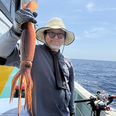 8月 21日（金）一日便・スルメイカ釣りの写真その1