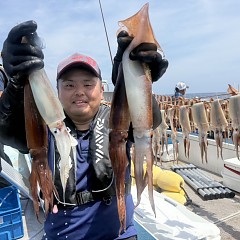 8月 22日（土）一日便・スルメイカ釣りの写真その6
