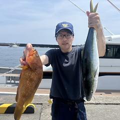 8月22日（土）午前便・タテ釣りの写真その1