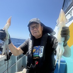 8月 25日（火）一日便・スルメイカ釣りの写真その2