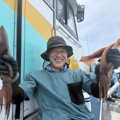 8月 27日（木）一日便・スルメイカ釣りの写真その1