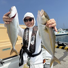 8月31日(月)午前便・タテ釣りの写真その1