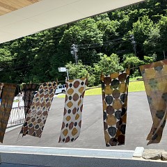 【サムネイル画像】平湯でべんがら染め！旅の思い出を作ろう