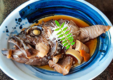 キツネメバルのあら炊き